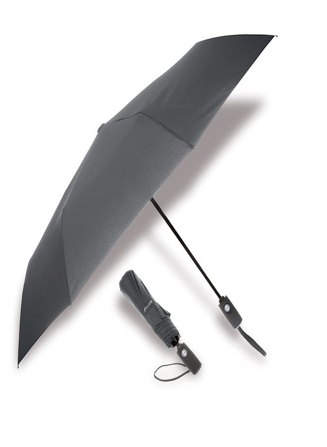Fenzer Windproof"TEFLON" Coated Travel Umbrella - Auto Open/Close - Travel Stylish Lightweight Design for Women/Men (Dark Grey) - Image 1